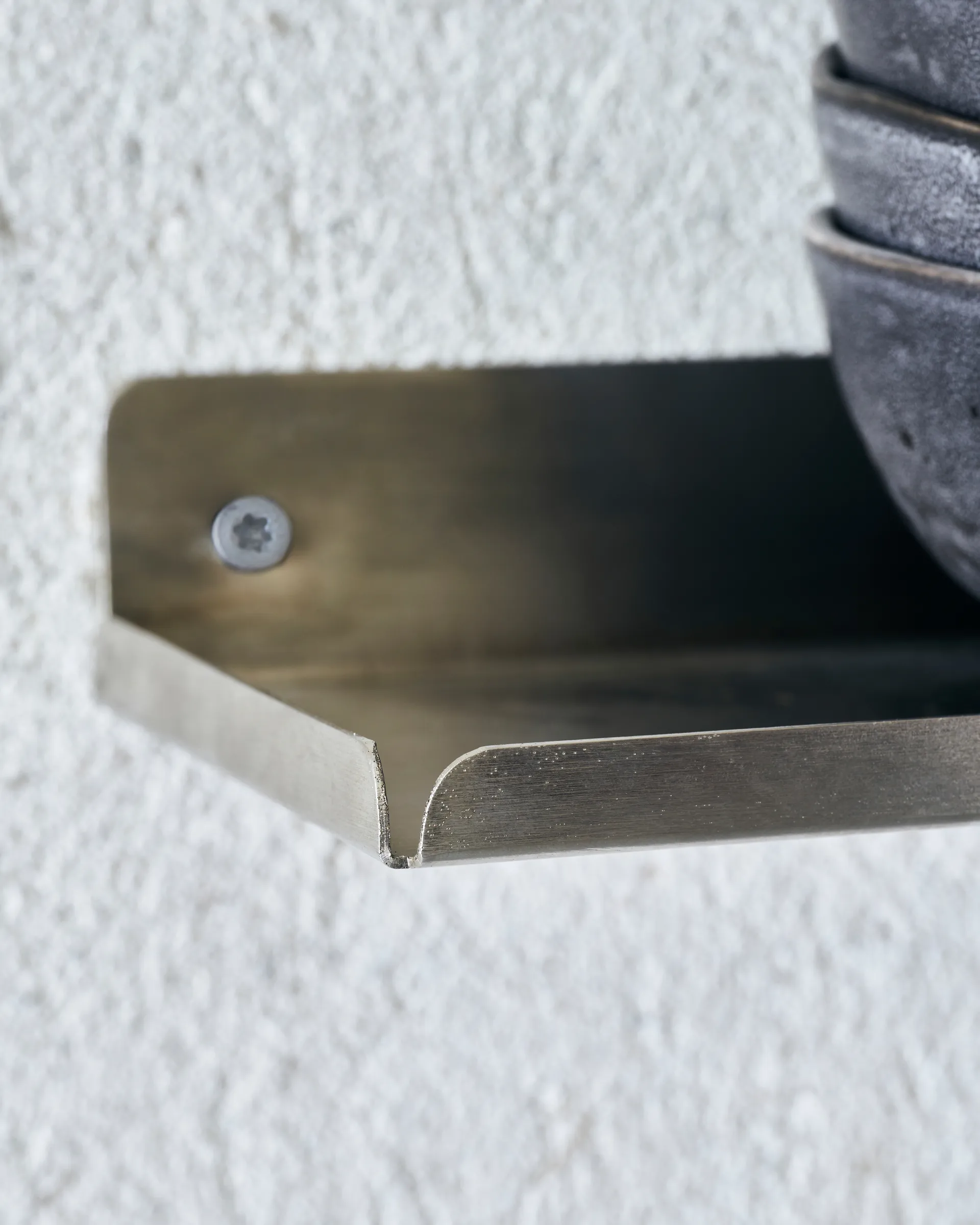 Ledge hylla 43 cm, Borstat silver House Doctor
