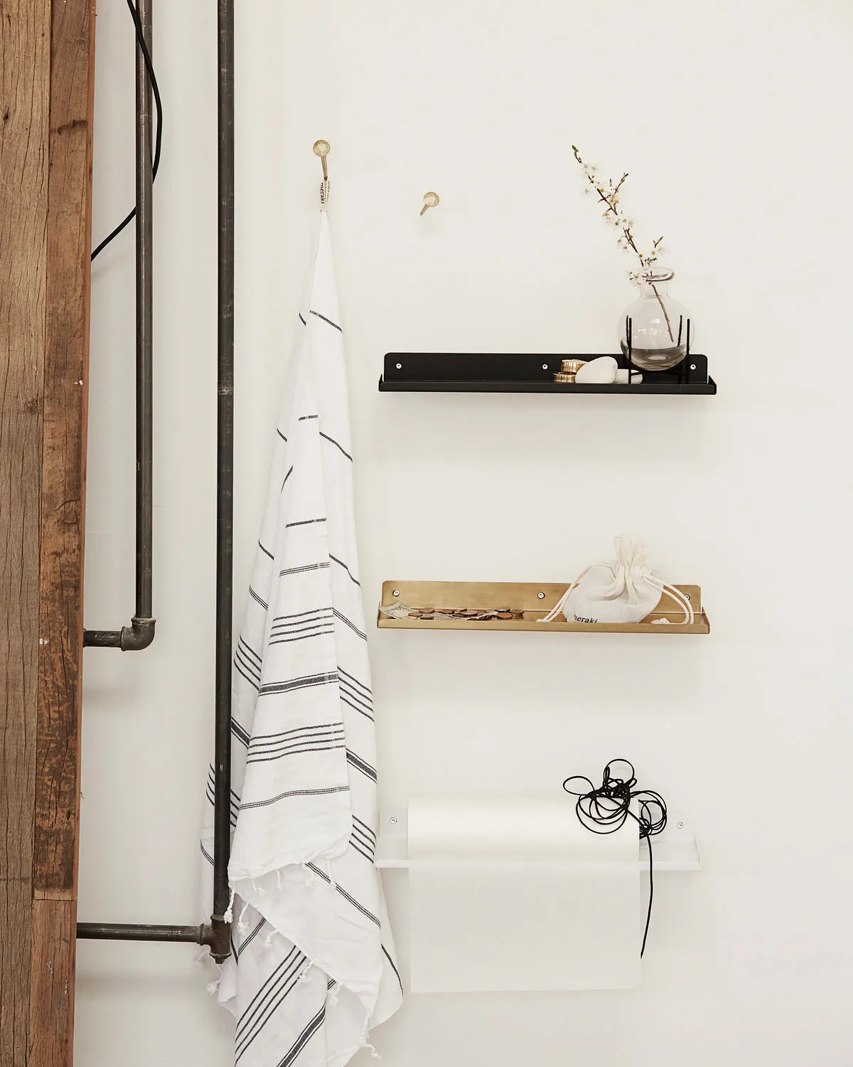 Ledge hylla 43 cm, vit House Doctor