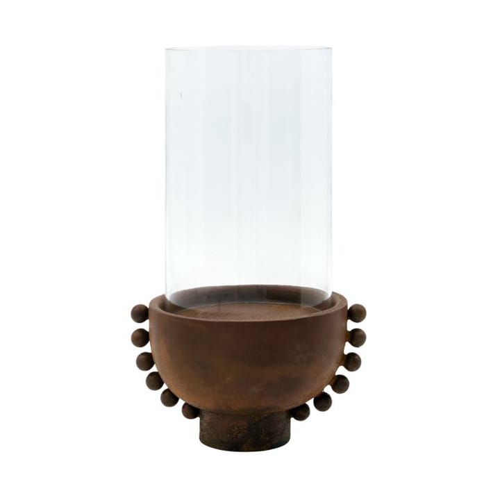 Manet ljusstake 22,5 cm - Bränd röd - House Doctor