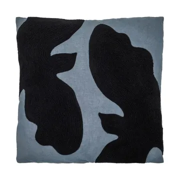 Miki dekorationskudde - Medelhavsblå-svart, 50x50 cm - House Doctor