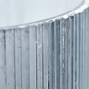 Mirr värmeljushållare 19 cm - Frostgrå - House Doctor