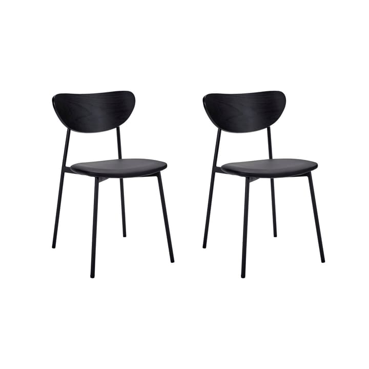 Must stol med sits 2-pack - Svart - House Doctor