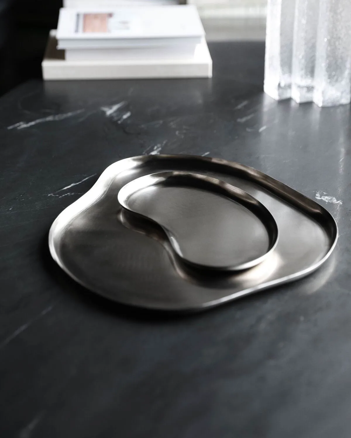 Osea bricka 35x41 cm, Silver finish House Doctor