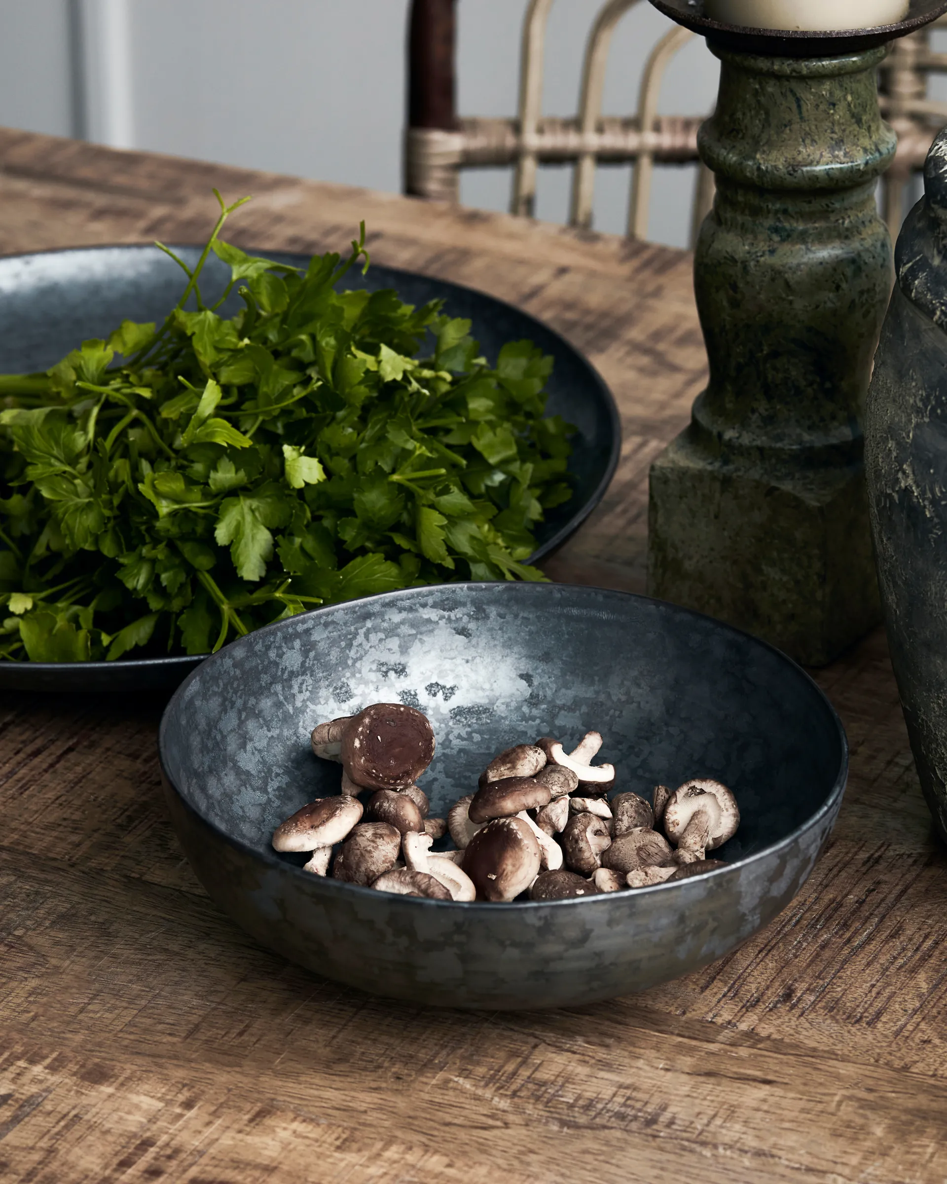 Pion skål Ø22 cm, Svart-brun House Doctor