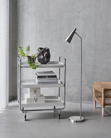 Precise golvlampa - Silver finish - House Doctor