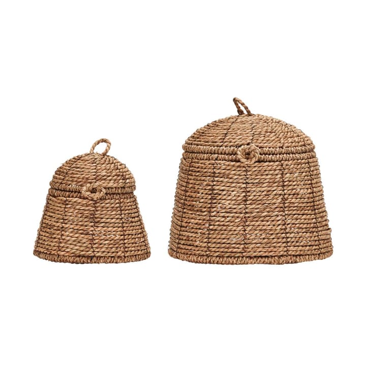Rama förvaringskorg med lock 2-pack - Natur - House Doctor
