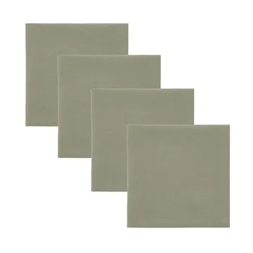 Real servetter 40x40 cm 4-pack - Olivgrön - House Doctor