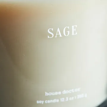 Sage doftljus 50 timmar - Blå - House Doctor