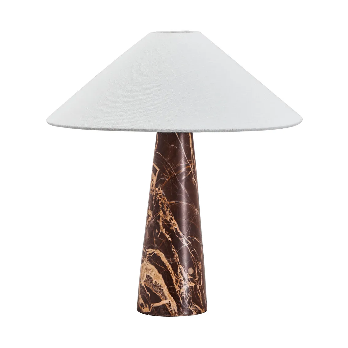 Soffi bordslampa, Brun-Off-White, Ø42x44,5 cm House Doctor