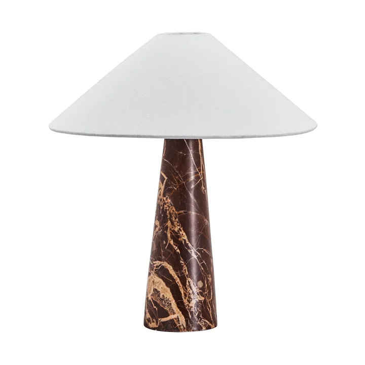 Soffi bordslampa - Brun-Off-White, Ø42x44,5 cm - House Doctor