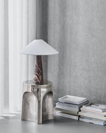 Soffi bordslampa - Brun-Off-White, Ø42x44,5 cm - House Doctor