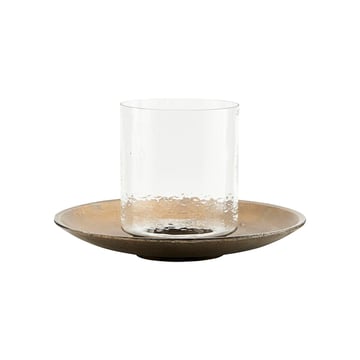 Läs mer om House Doctor Solapur lykta Ø50x35 cm Mässing-glas