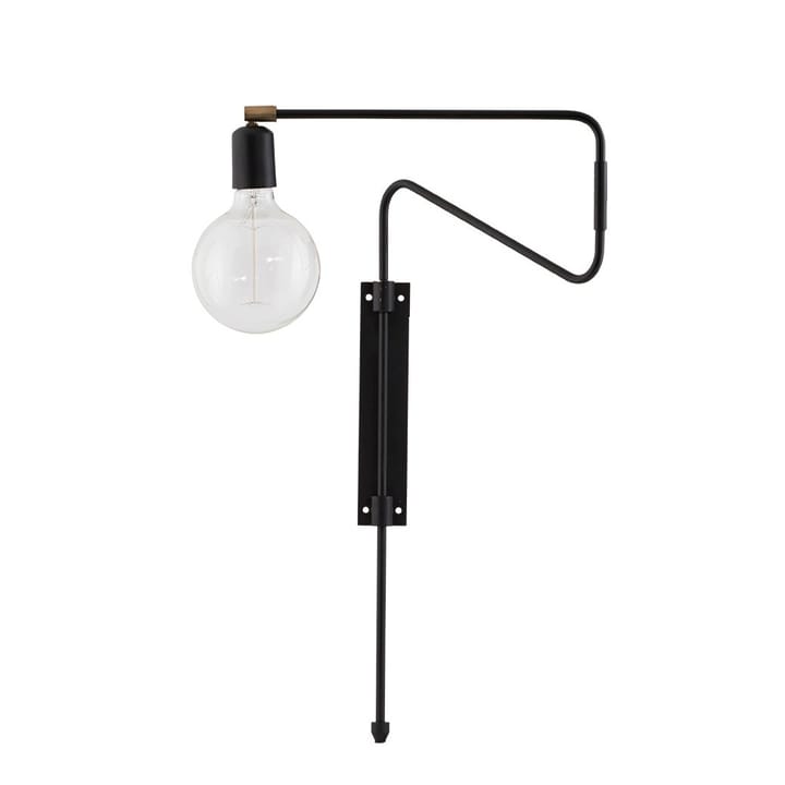 Swing vägglampa svart, liten, 35 cm House Doctor