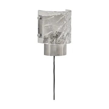 Type vägglampa - Borstat silver, 18x10,5x22 cm - House Doctor