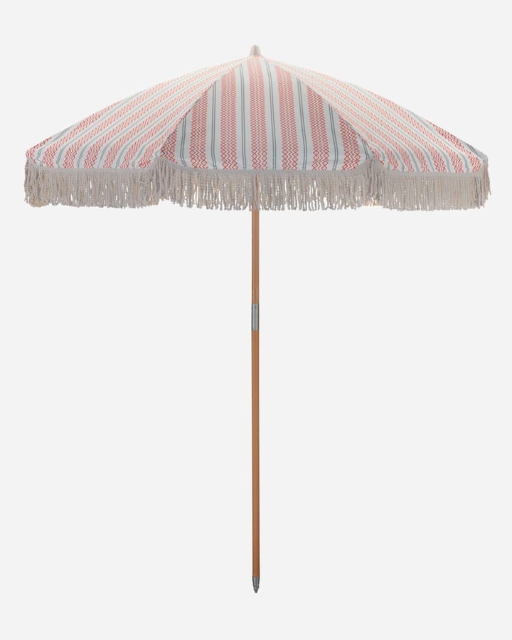 Umbra parasoll Ø190 cm, Röd-grön House Doctor