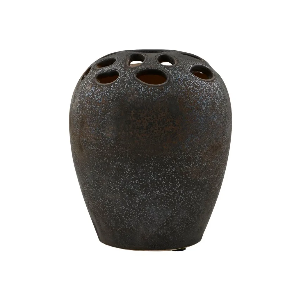 Varios vas 19 cm, Svart House Doctor