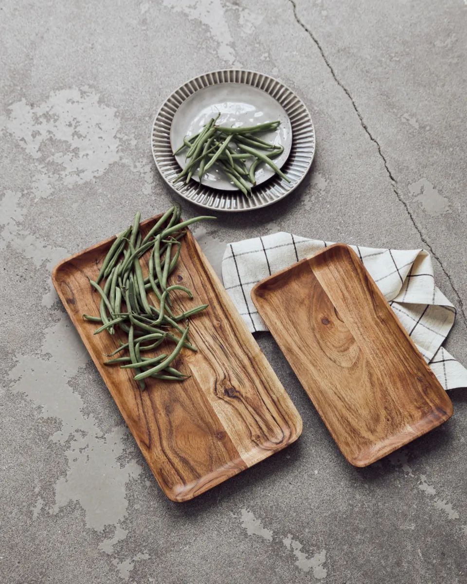 Wood bricka 2 delar, Natur House Doctor