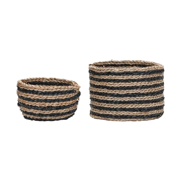 Zola förvaringskorg 2-pack - Natur - House Doctor
