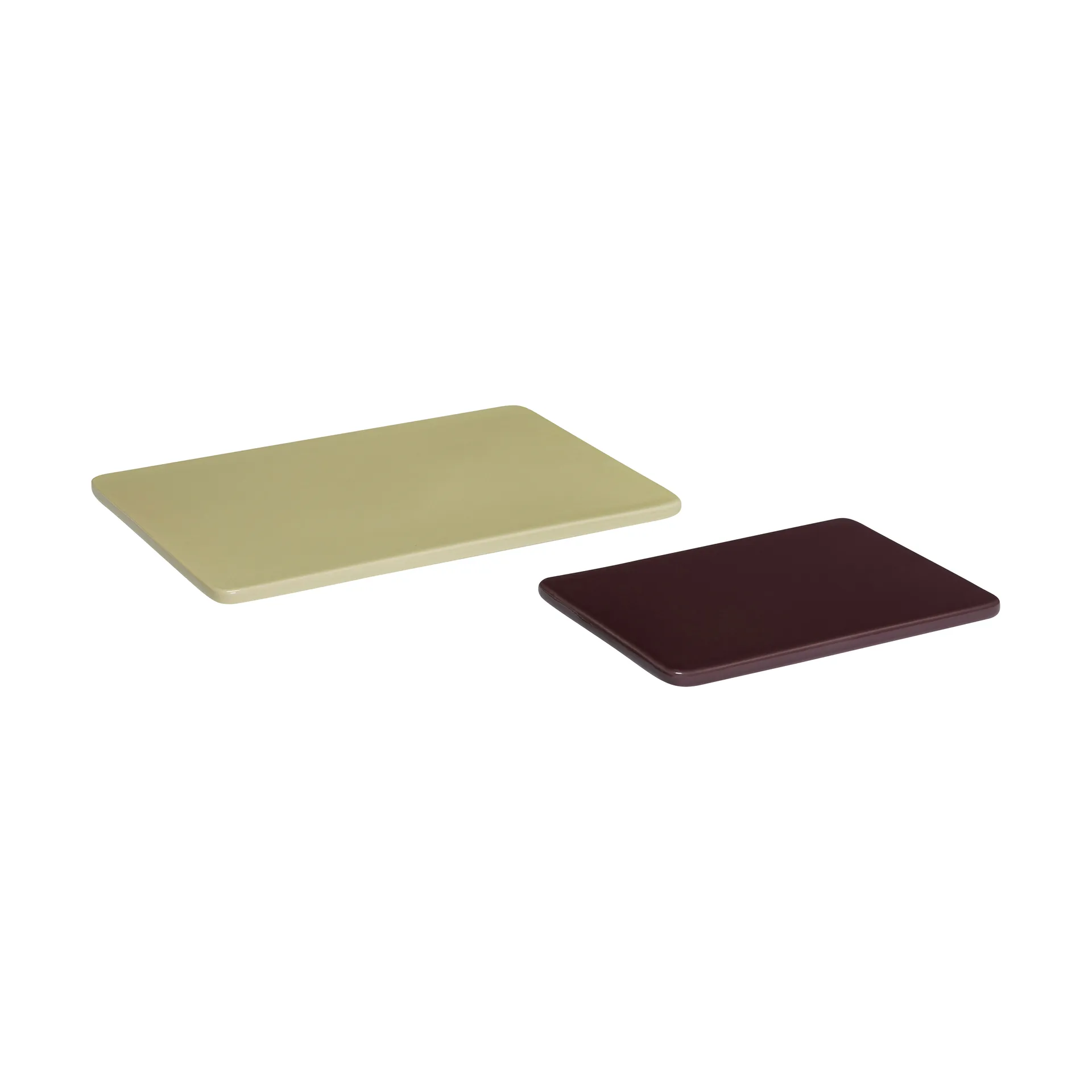 Amare underlägg set 2 delar large, Green-maroon Hübsch Interior