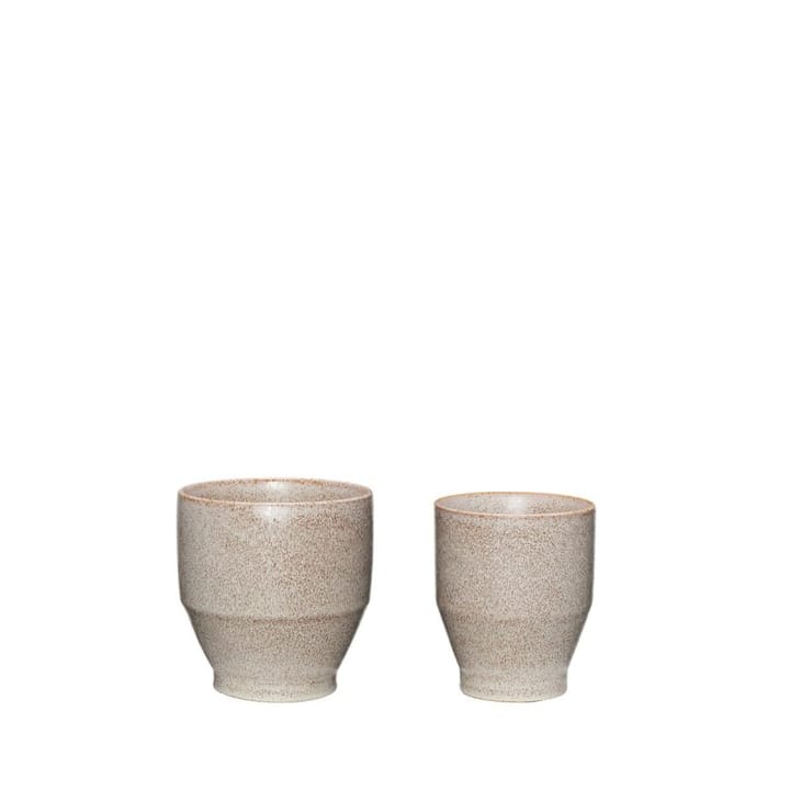 Ashes keramikkrukor 2-pack, Rosa Hübsch