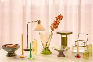 Astra ljusstake small - Blue-green - Hübsch Interior