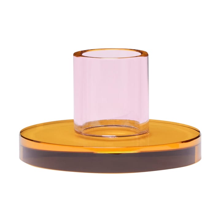 Astra ljusstake small - Pink-orange - Hübsch