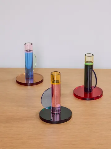 Astro ljusstake - Blue - Hübsch Interior