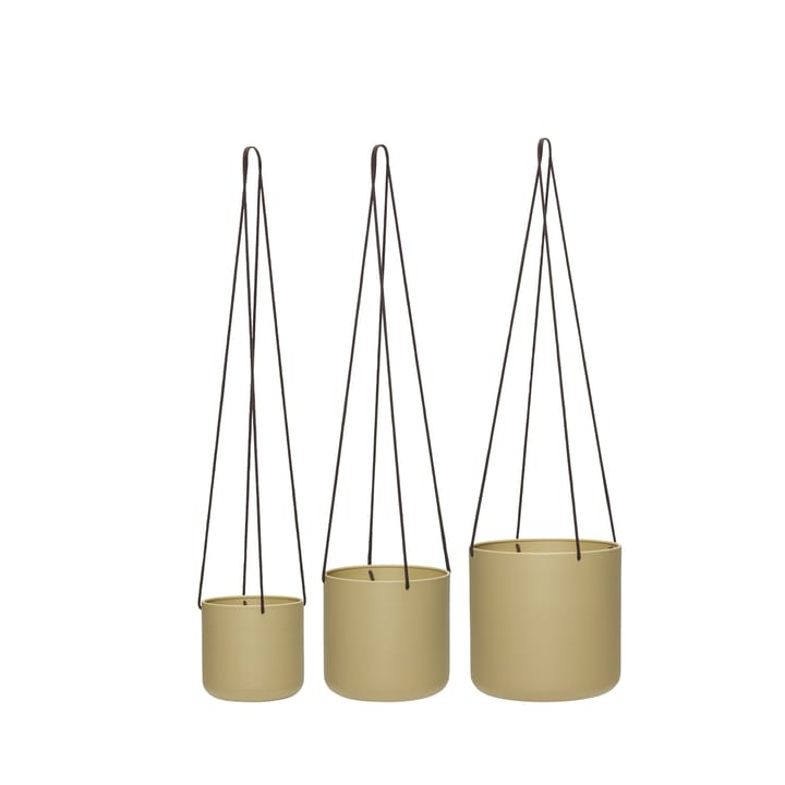 Bloom hängkrukor 3-pack - Beige - Hübsch