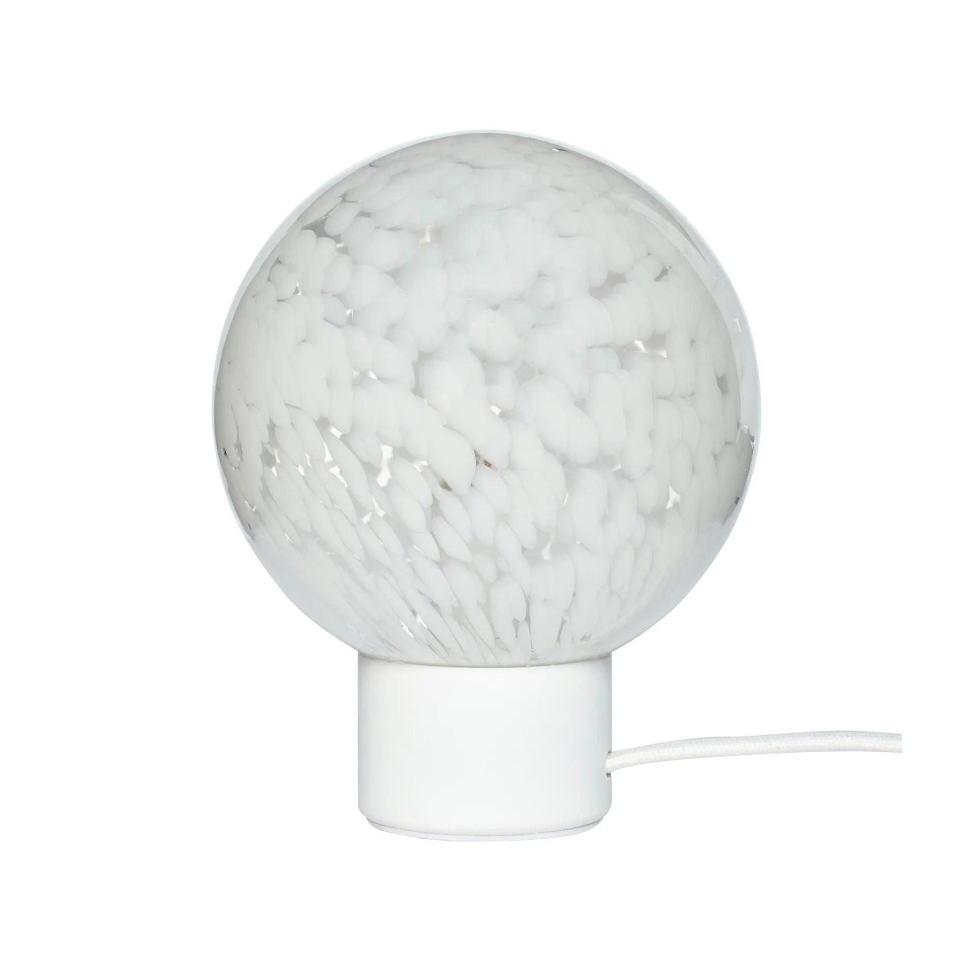 Bordslampa Ø15 cm, Metall-vit Hübsch Interior