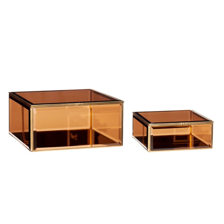 Box small 2-pack, Mässing Hübsch Interior