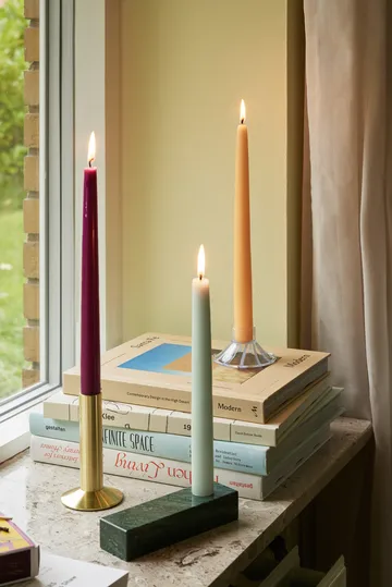 Brick ljusstake - Green - Hübsch Interior
