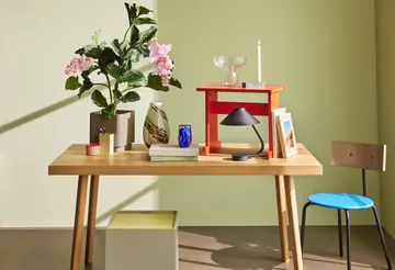 Brick ljusstake - Green - Hübsch Interior