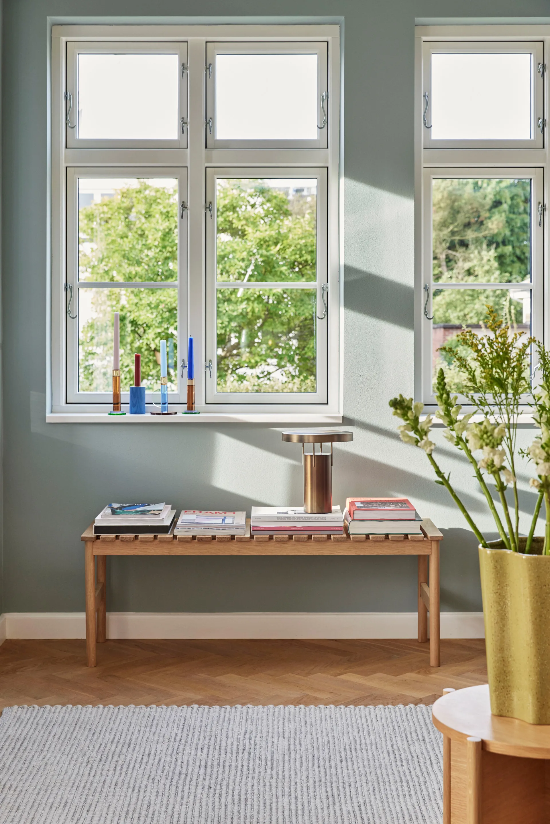 BringMe portabel bordslampa, Burnished brass Hübsch Interior