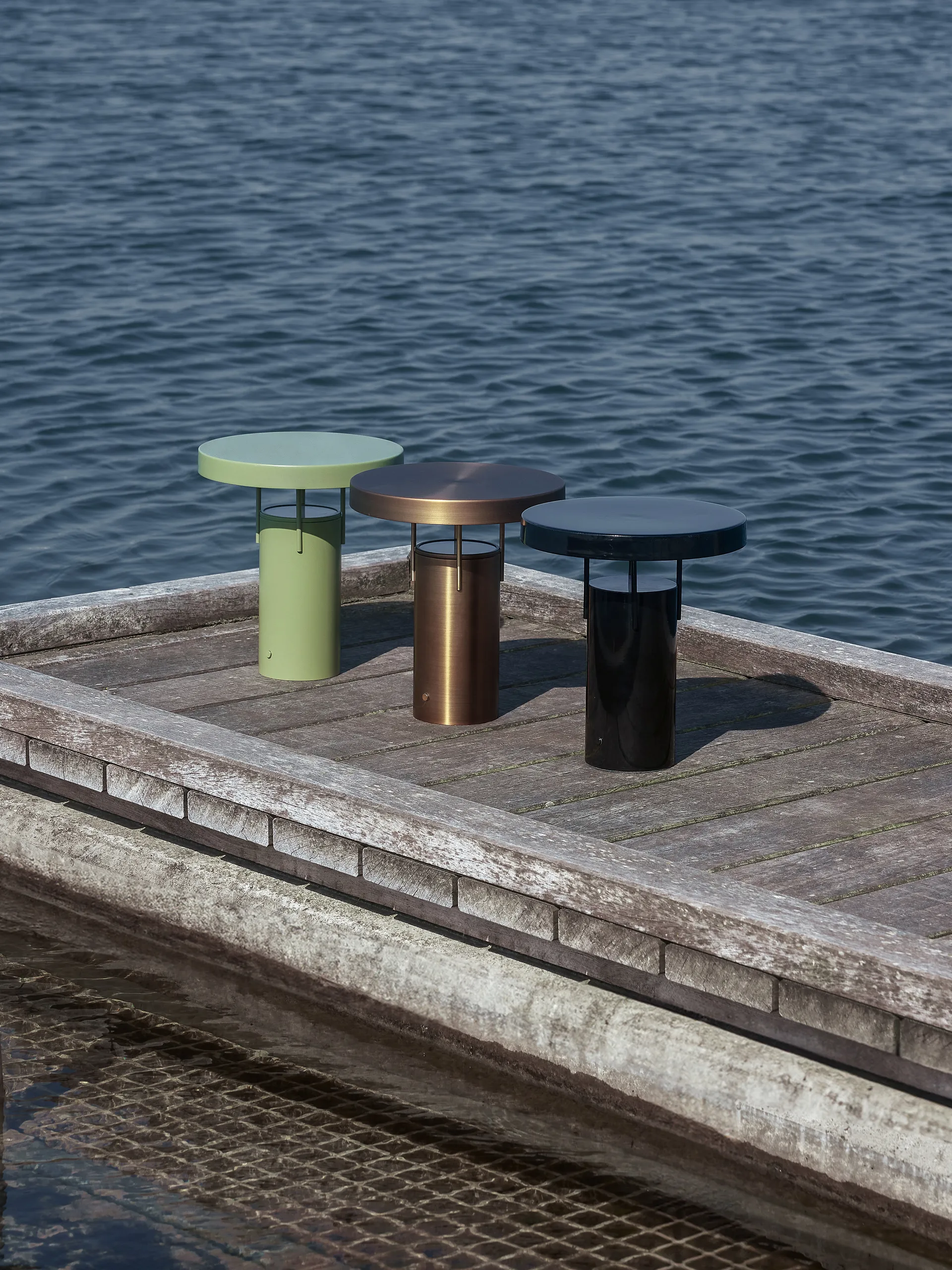 BringMe portabel bordslampa, Burnished brass Hübsch Interior