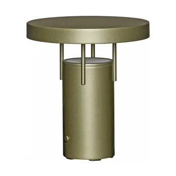 BringMe portabel bordslampa - Metallic dark green, mini 20 cm - Hübsch Interior