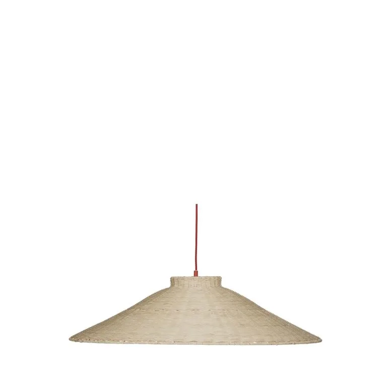 Hübsch Chand taklampa Ø80 cm Natural-red
