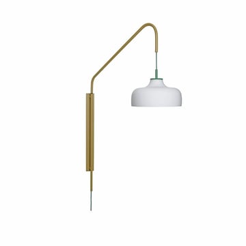 Läs mer om Hübsch Current vägglampa Grön-khaki