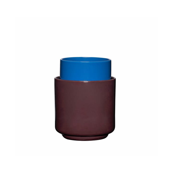 Deux kruka set 2 delar - Maroon-blue - Hübsch