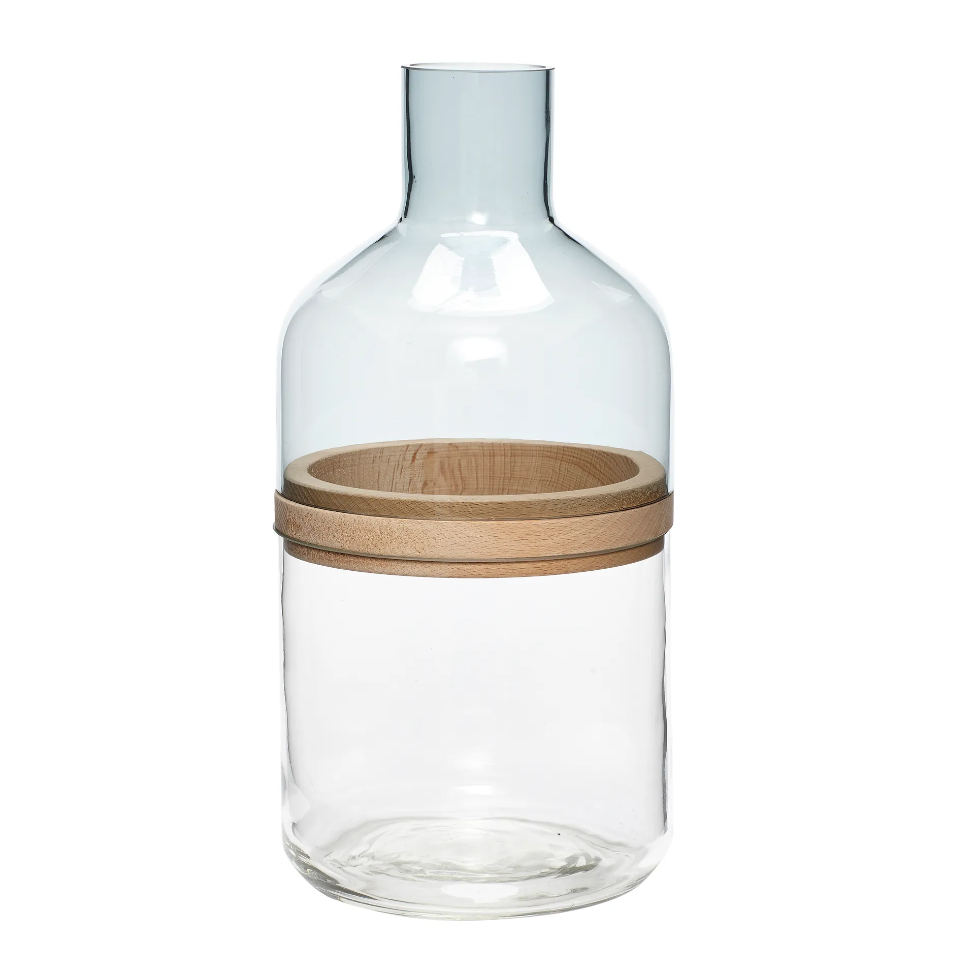 Flaska med ring 2,3 l, Blå Hübsch Interior