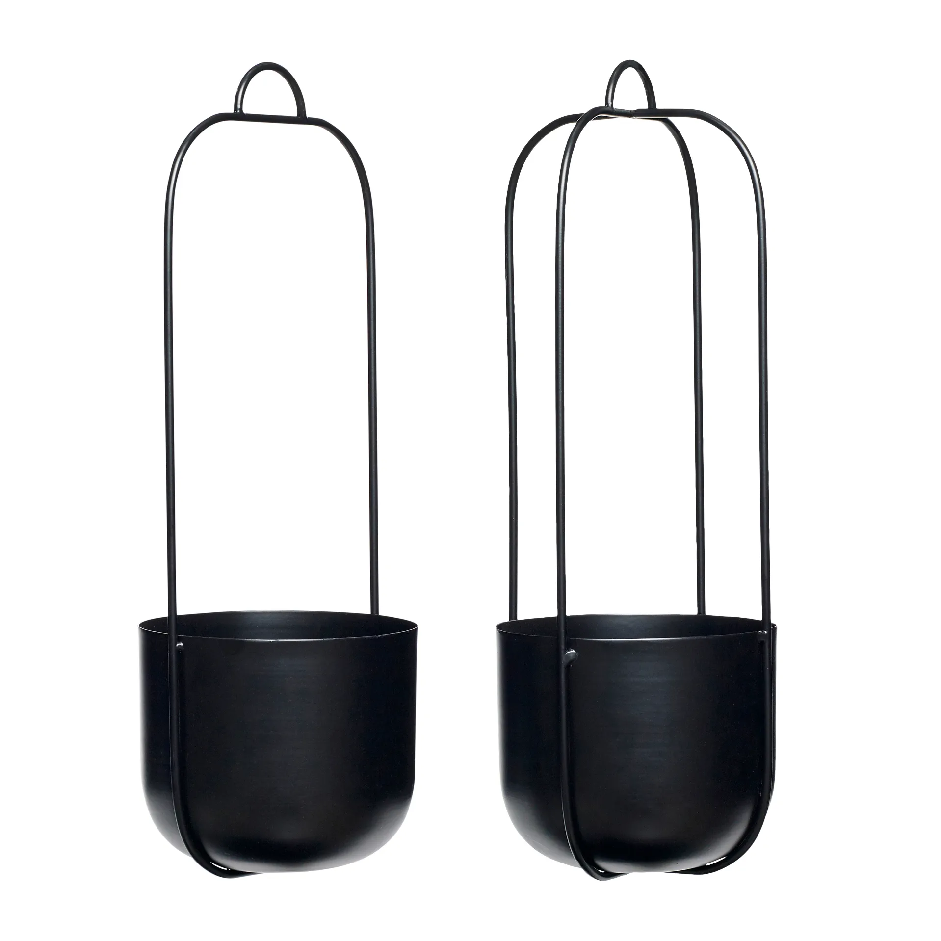 Hängande kruka 2-pack, Svart Hübsch Interior