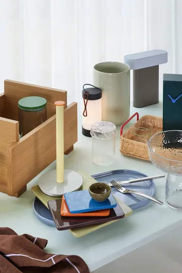 Heir förvaringsburk glas medium - Pink - Hübsch Interior