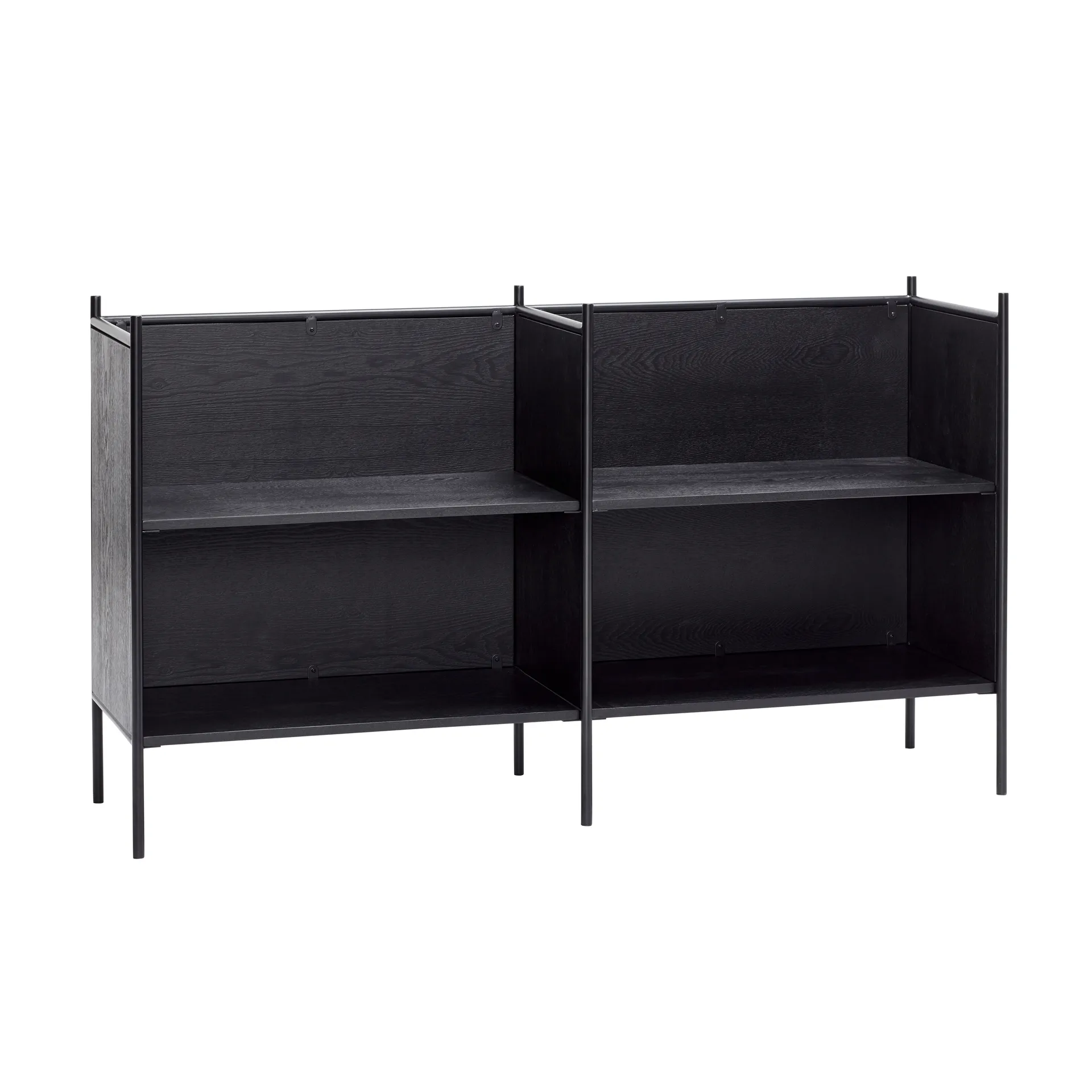 Hylla 75x131 cm, Metall-svart Hübsch