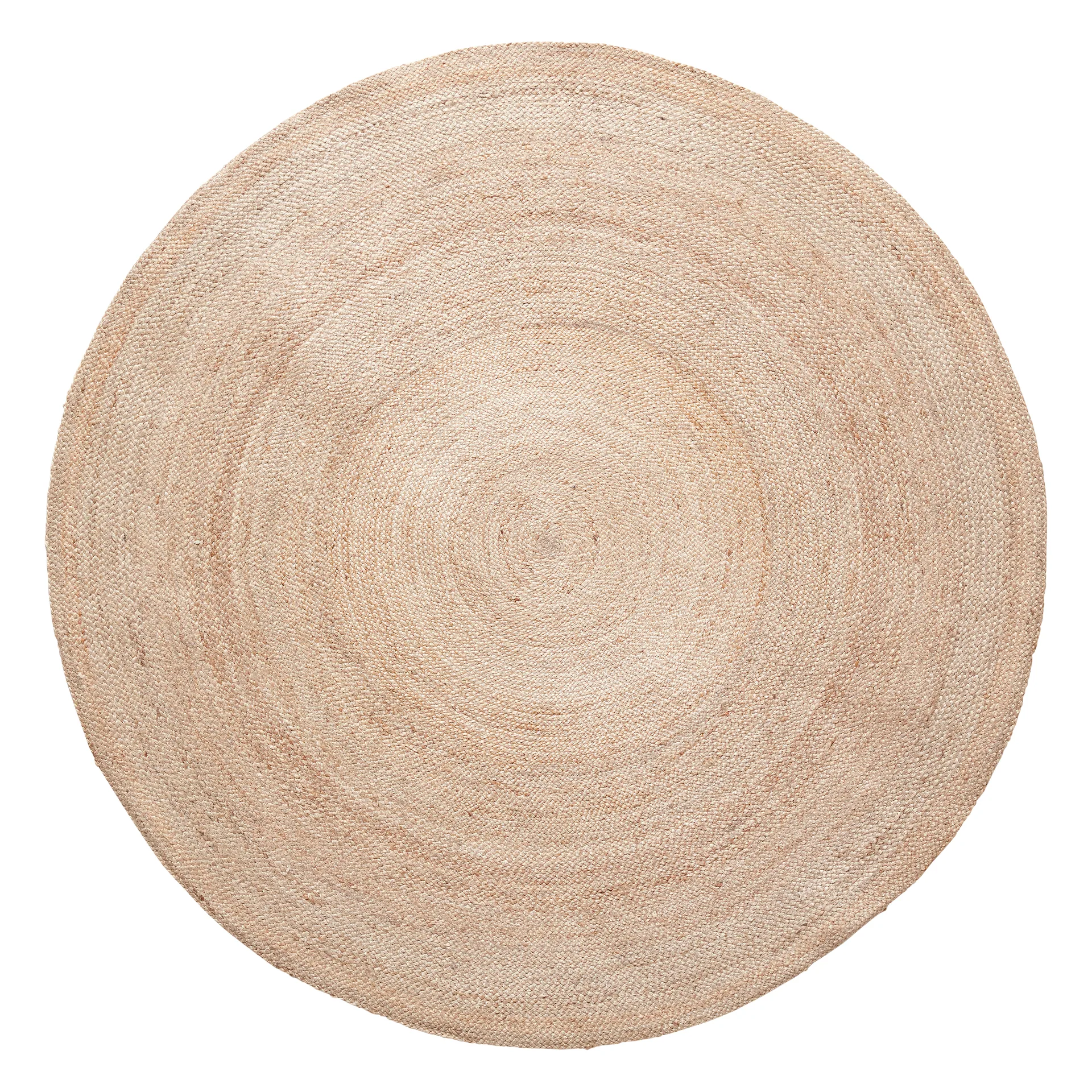 Jute matta Ø150 cm, Natur Hübsch Interior