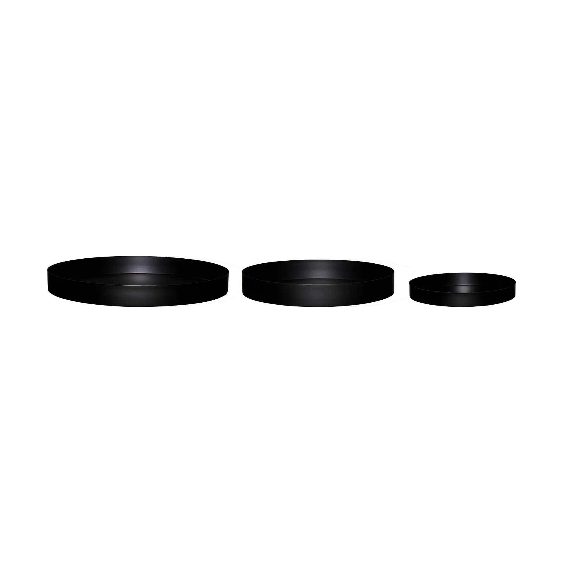 Krukfat 2-pack, Metall-svart Hübsch Interior