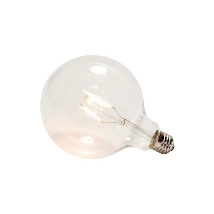 LED-lampa E27 2W Ø13cm, Klar Hübsch