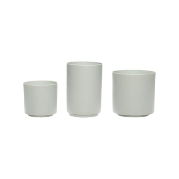 Läs mer om Hübsch Ljuslykta 3-pack Mint