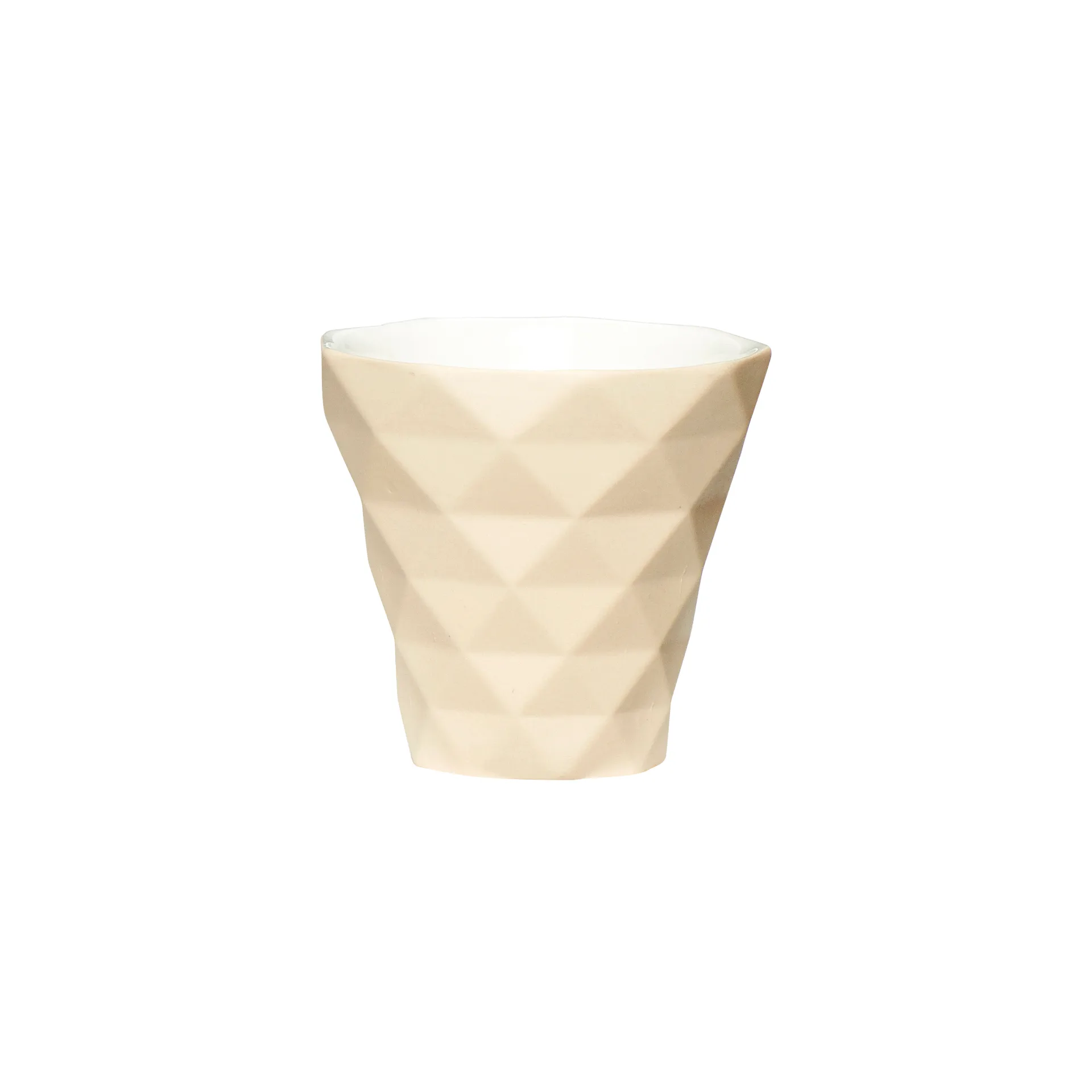 Ljuslykta Ø9 cm, Gul Hübsch Interior