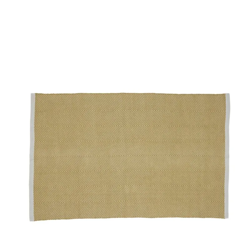 Mellow matta 120x180 cm, Gul, 120x80 cm Hübsch Interior