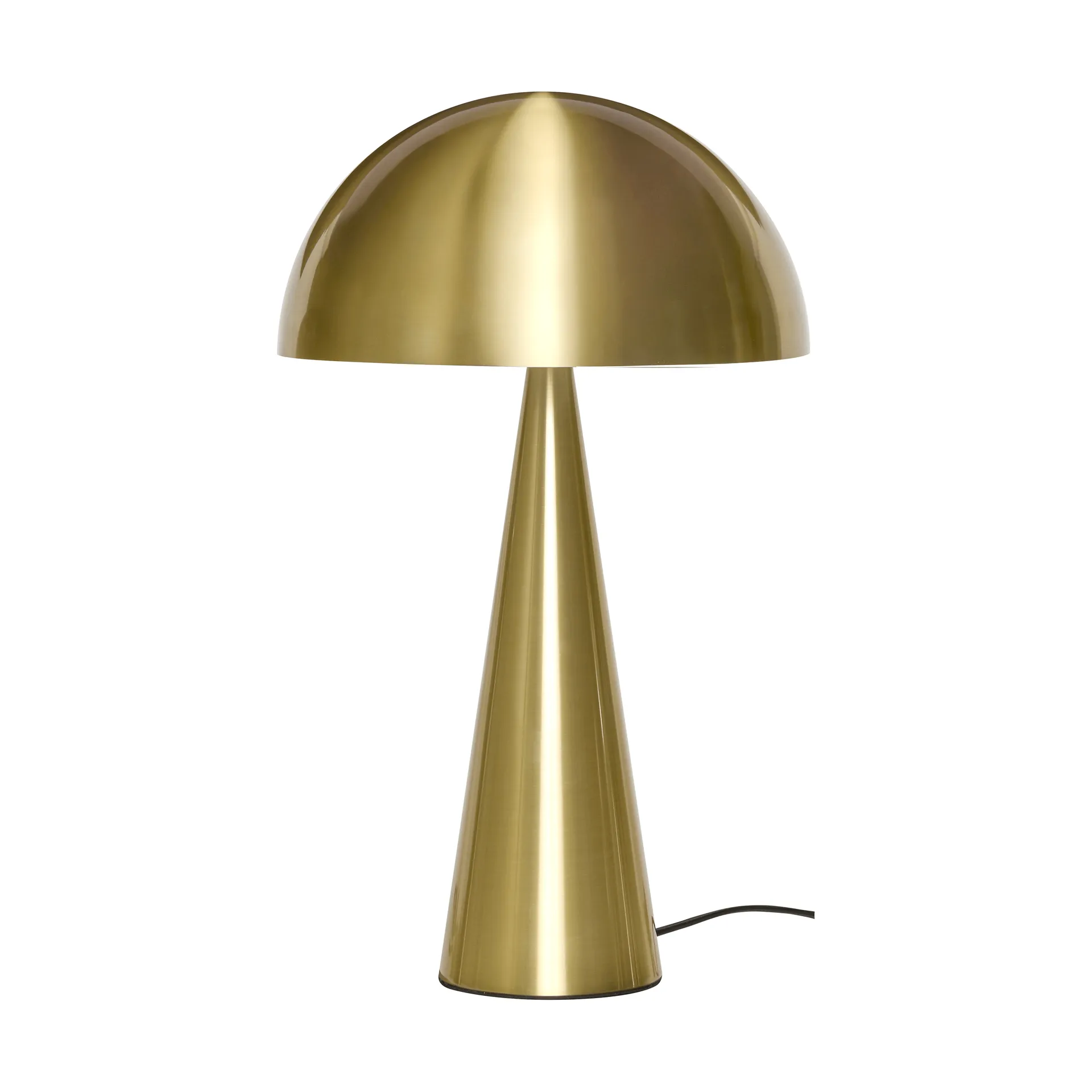 Mush bordslampa, Brass, tall 50 cm Hübsch Interior