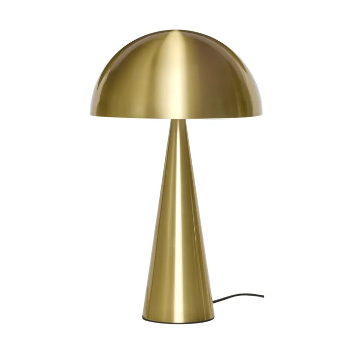 Mush bordslampa - Brass, tall 50 cm - Hübsch